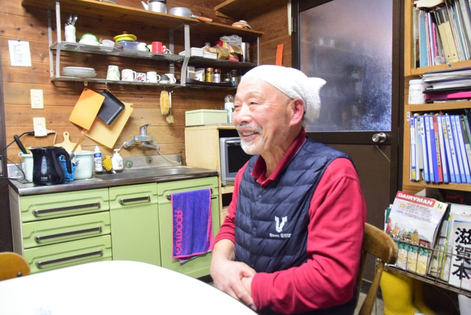 滋賀・信楽 山田牧場　夢を語る山田さん