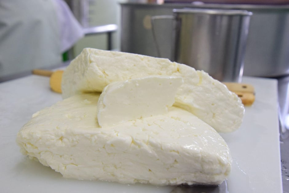 山田牧場 チーズ工房の出来立ての「カード」