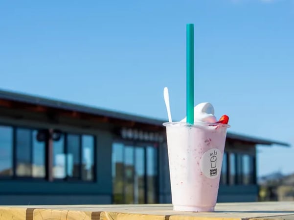 生シェイク祭り例　館山イチゴの生シェイク