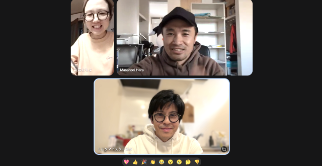 原さん大森さんと打ち合わせ