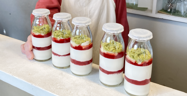 ミルクパフェ(完成一歩手前)登場